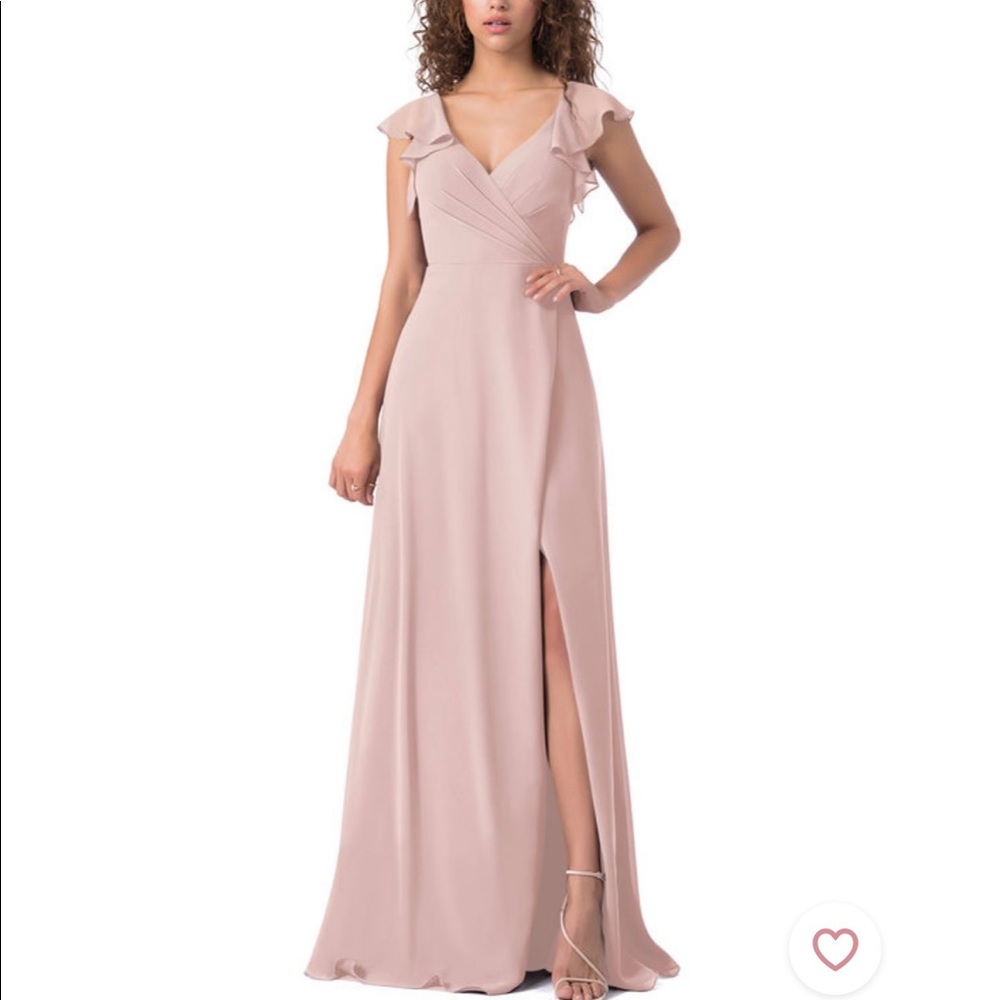NWT Sz 10 Azazie Yoko Dress in Dusty Rose